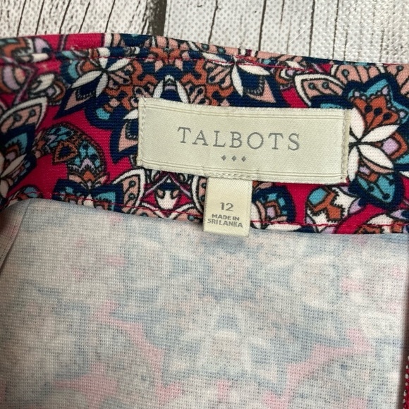 Talbots Geometric Print Skirt - Picture 5 of 7